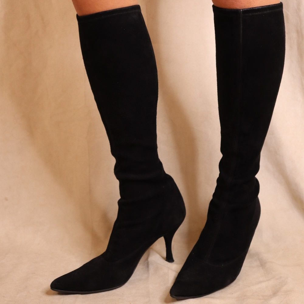 Stuart Weitzman Black Over the Knee Boots